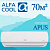 ALFACOOL Классические сплит-системы серии APUS APS-24CH с установкой